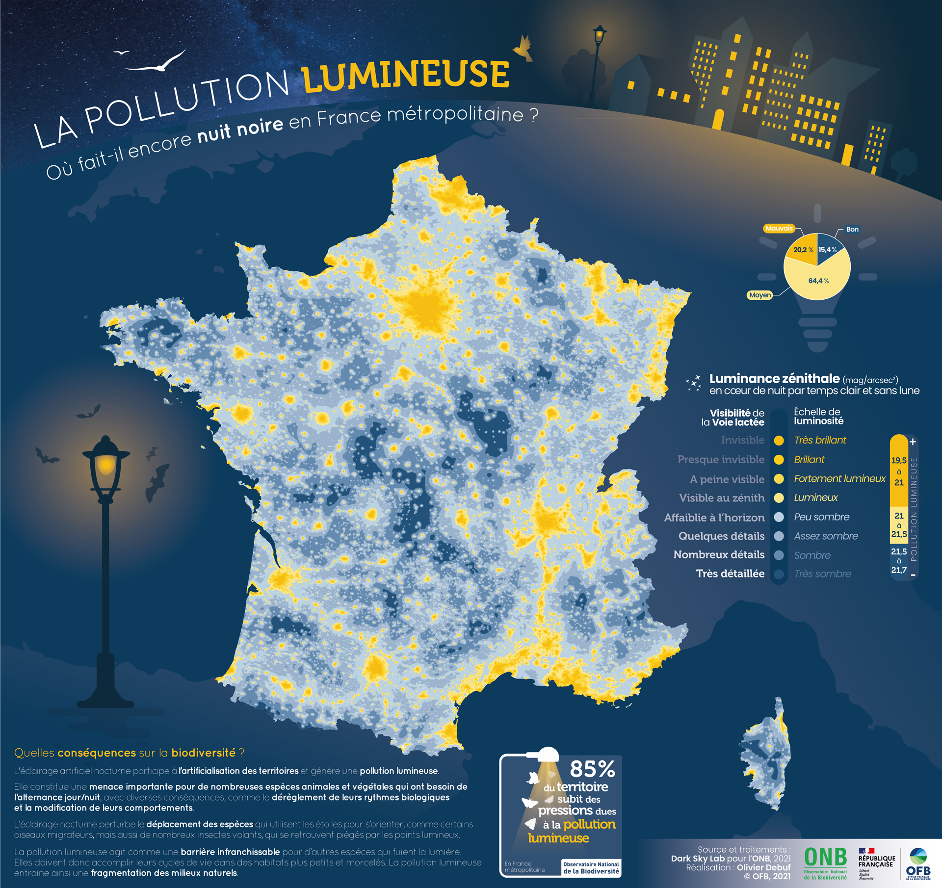 poster pollution lumineuse