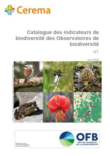 Catalogue des indicateurs de la biodiversité des Observatoires de la biodiversité 